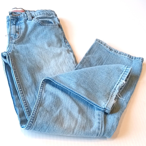 VTG Faded glory| girls bootcut light wash denim jeans Sz 12 - Picture 9 of 14